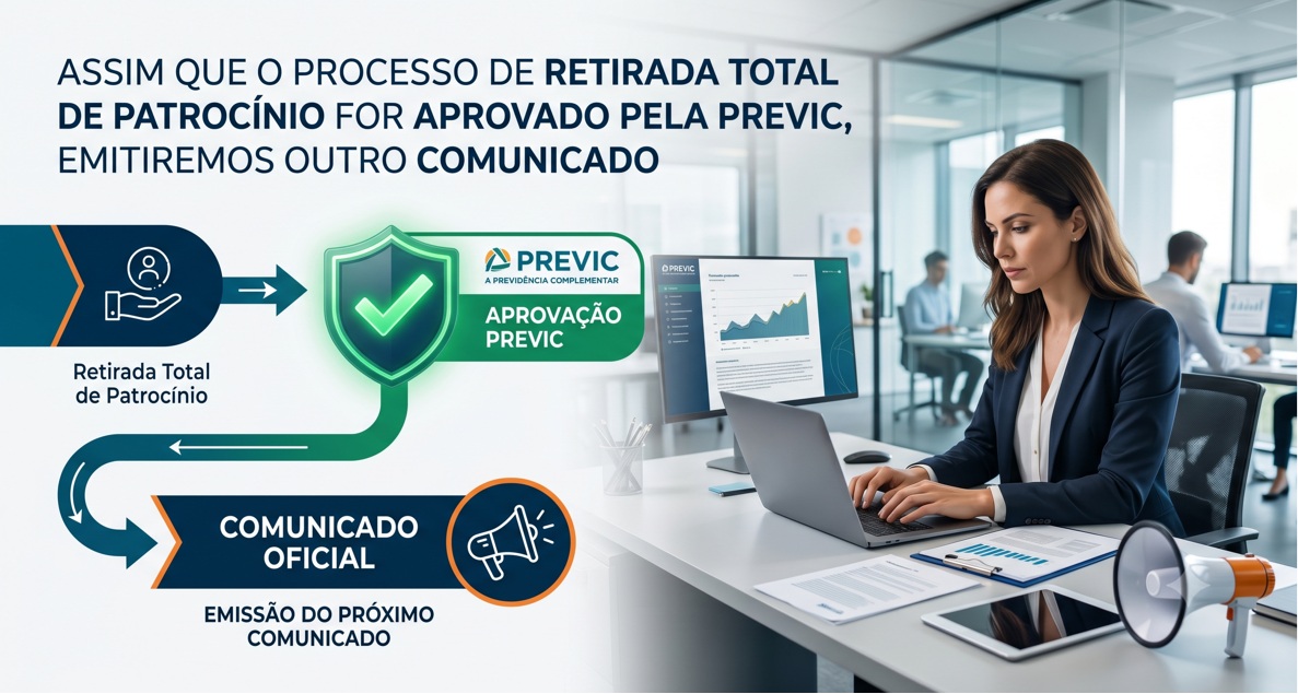Pedido de Retirada de Patrocínio Protocolado